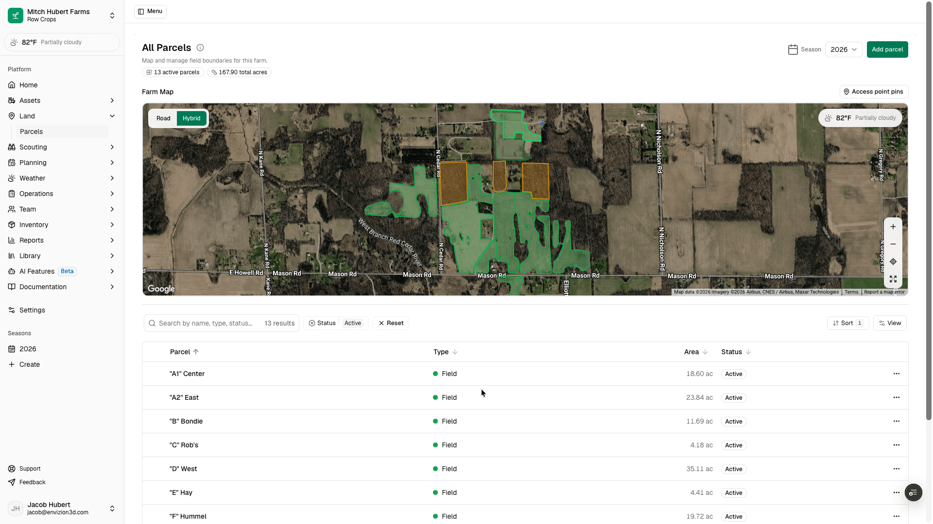 FarmFusion workspace preview (center)